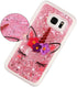 Case for Samsung S7 for Girl Glitter Liquid Sparkle Floating Shiny Quicksand Clear Soft TPU Silicone Shockproof Protective Bumper Thin Cover for S...