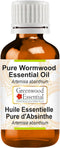 Pure Wormwood Essential Oil (Artemisia Absinthium) Steam Distilled 15ml (0.50 oz)...