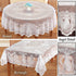 WUBODTI Christmas White Lace Rectangular Tablecloths Angel Pattern Floral Embroidered Table Linens for Baby Showers Wedding Parties Table Covers f...