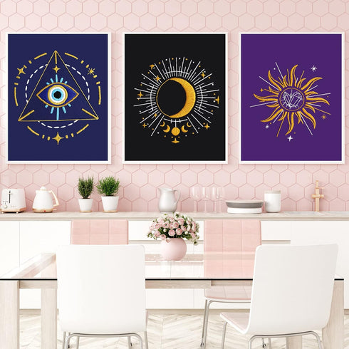 Louise Maelys Tarot Embroidery Kits for Beginners with Moon Pattern,Adults Starter Cross Stitch Kit DIY Needlepoint Kits......