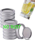 Canning Lids and Rings Regular Mouth Suitable for Ball or Kerr Jars,Small Mouth Mason Jar Lids and Bands Set of 12...