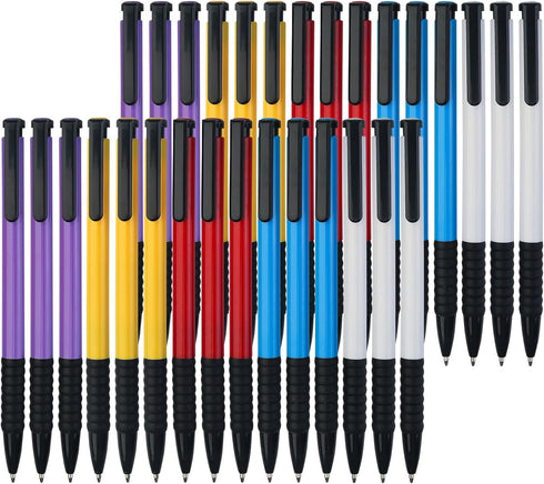30 Pack Ballpoint Pens,Medium Point 1mm Pen Retractable Pens Smooth Writing Pens Black Ink Journaling Pens, Aesthetic Gift School Office Supplies ...
