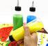 6 Pcs Dispensing Bottles, 4oz Plastic Boston Squeeze Bottles with Twist Top Cap...