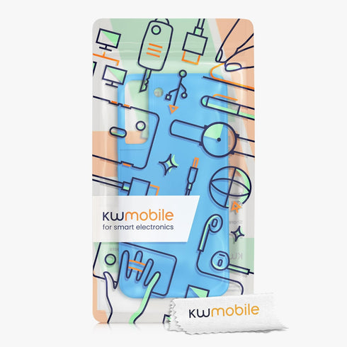 kwmobile Case Compatible with Samsung Galaxy S22 Plus Case - TPU Silicone Phone Cover with Soft Finish - Radiant Blue...