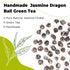 LWXLJMJZC?100g/3.53oz Jasmine Dragon Pearls Loose Leaf Green Tea with Pleasant Jamsine Aroma-Jasmine Tea Suitable For Both Hot And Cold...