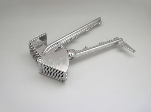 Tredoni Aluminium Big Garlic Press Masher with Head-Cleaner, Olive Pitter, Nutcracker, Meat Tenderizer & Fish Scraper...