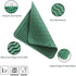 MicoYang Silicone Dish Drying Mat for Multiple Usage,Easy clean,Eco-friendly,Heat-resistant Silicone Mat for Kitchen Counter or Sink,Refrigerator ...
