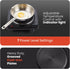 Elite Gourmet ESB-301BF Countertop Single Cast Iron Burner, 1000 Watts Electric Hot Plate, Temperature Controls, Power Indicator Lights, Easy to C...