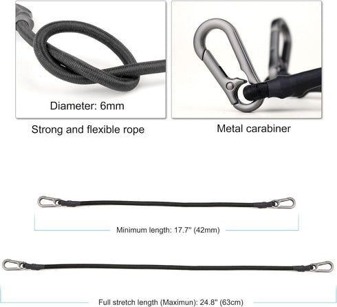 10-in-1 Gopro Fence Mount Upgraded Hook Chain Link for Hero 12 11 10 9 8 Max Session/Insta360/Action Digital Cameras/Smartphones-Ideal Backstop fo...