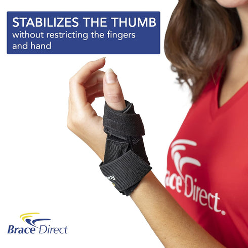 Brace Direct Mini Thumb Spica Splint – Thumb Stabilizer for Arthritis, De Quervain Tendonitis, Trigger Thumb & CMC/MCP Joint Support Plus Size XL ...