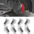 8pcs Stainless Steel Brake Disc Rotor Screws, Car Brake Disc Rotor Screws, 93600-06014-0H Disc Brake Caliper Tool Set for Front and Rear Compatibl...