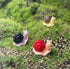 21 Pcs Mini Animals Miniature Resin Snail,Mini Snail Figurines,Fairy Garden Snail Miniature Moss Landscape Ornaments for Outdoor Decoration,Home D...
