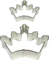 PME Crown Cookie and Cake Cutters, Small and Large Sizes, Set of 2...