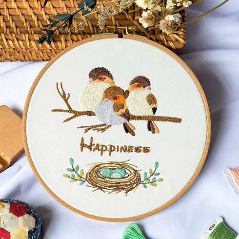 3 Piece Embroidery Kit,Beginner Crochet Kit with Embroidery Pattern Embroidery Hoop,Cross Stitch Kit,Adult Crochet Kit,Hand Embroidery Kit,Arts an...