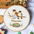3 Piece Embroidery Kit,Beginner Crochet Kit with Embroidery Pattern Embroidery Hoop,Cross Stitch Kit,Adult Crochet Kit,Hand Embroidery Kit,Arts an...
