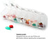 Deke Home - Weekly Pill Organizer (2 Pack), 7 Day Pill Box with Large Compartments & Snap-Shut Lids, Easy Open, BPA Free Plastic Medicine Organize...