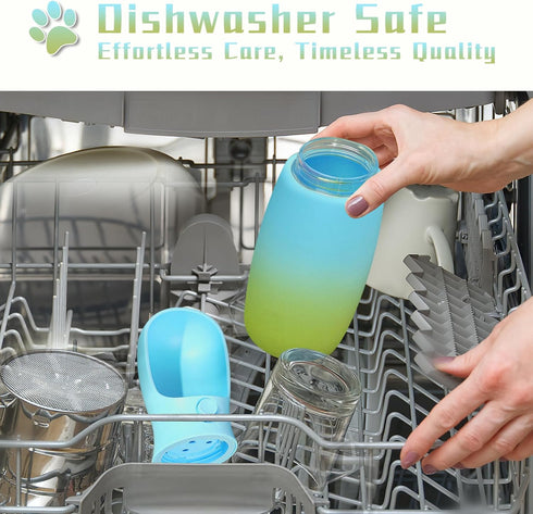 Travel Dog Water Bottles, Portable Dog Essentials for Outdoor, Trendy Dog Accessories for Small Medium Large Dogs, Food Grade Dog Water Bowl Dispe...