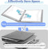 6 Pack Clear Sheet Protectors 8.5 x 11 Inch Binder Pocket Folders Document Organizer for 3 Ring Binder, Letter Size Paper Page Protectors Binder A...