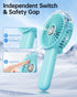 SWEETFULL Portable Misting Fan - 180° Foldable Handheld Personal Fan with Mist Spray, 3 Speeds, 30ml Water Tank, USB Rechargeable - Ideal for Trav...