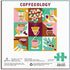 Galison Coffeeology Puzzle, 500 Pieces, 20” x 20” – Coffee Jigsaw Puzzle with Beautiful Illustrations by Marisol Ortega – Thick Sturdy Pieces, Cha...