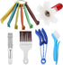 Air Conditioning Brush Tool, Window Blind Cleaner Duster Brush, Steel AC Evaporator Comb, Radiator Condenser Fin Comb, FCR6 Fin Comb Tool for AC E...