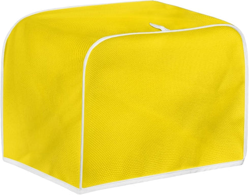 Yellow Toaster Dust Cover, Universal Toaster Dust Storage Bag for 2 Slice Bread Toaster, Small Appliance Cover...