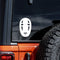 No Face Decal Vinyl Sticker Auto Car Truck Wall Laptop | White| 3" x 6"...
