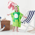 LOLANTA Children's Bath Towels with Hooded Dinosaur, Boys Beach Towel Pool Poncho Swim Cover-Ups 100% Cotton (Green#A-New,4-6 Years)...