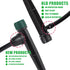 Drip Irrigation Emitters for 1/4" Drip Tubing,Adjustable 360 Degree Automatic Irrigation Drippers on 5.5" Arrow Stake,with1/4" Locked Tee for Wate...