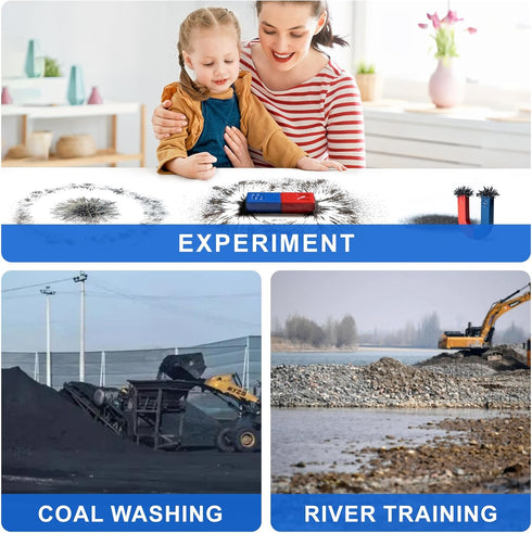 Magnetic Sand, Iron Filings, Iron Powder Filings Magnetic Power for Magnet Education and School Experiments Learning, 8 Ounce Iron Oxide Powder Sh...