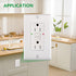 GFCI Outlet Receptacle,1pack,Ground Fault Electric Plugs,125V 15Amp,Weather-Resistant and Tamper-Resistant,GFI UL&CUL Listed White...