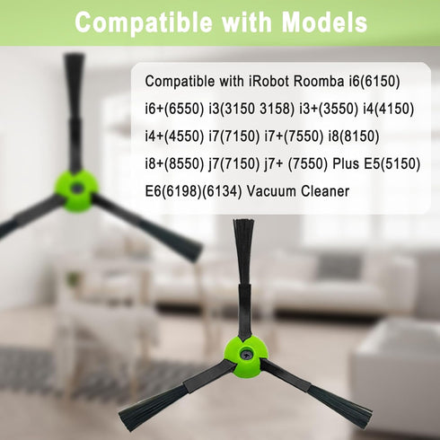 8 Pack Replacement Parts Accessories Compatible for iRobot Roomba i3 i3+ i7 i7+ i5+j5+ i4 i6 i6+i8 i8+/Plus E5 E6 E7 J7 I,E &J Series Vacuum Clean...