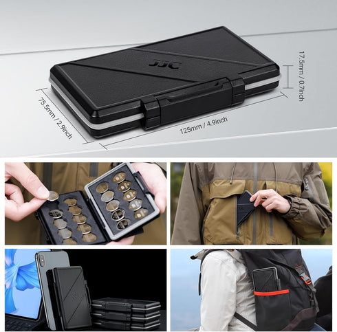 CR2032 Battery Case Holder Storage,Water-Resistant Anti-Shock, Coin Cell Battery Case for 20x CR2032 / CR2025 / CR2045 / CR2016, CR2032 Button Rou...