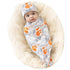 Galabloomer Newborn Swaddle Blanket with Beanie Set Baby Boy Receiving Blanket Gold Arrow...