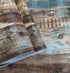 DWIND D1089 Vinyl Vintage Removable Wallpaper Peel and Stick Wood 17.7" X 118" Textured Wallpaper Self Adhesive for Cabinets Furniture Kitchen Cou...