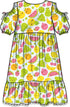 Simplicity Easy to Make Children's and Girls' Relaxed Fit Tiered Dress Sewing Pattern Packet, Design Code S9933, Sizes 7-8-10-12-14, Multicolor...