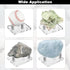Cosmos 2 Sets Acrylic Display Stand Holder Three-Peg Rock Stands Easel Support for Small Collectibles Stone: Fossil Coral Geodes Agate - Ball Disp...