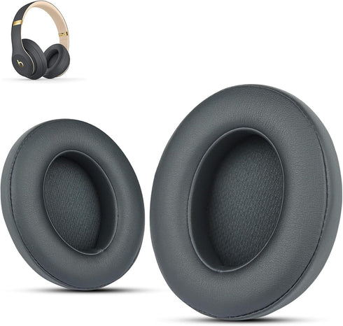 Krone Kalpasmos Earpad Replacement for Beats Studio 2 & 3 Wireless/Wired Headphone, Ear Cushion Premium Protein Leather Memory Foam with Kits, Sup...