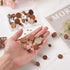 Pandahall 18 Pairs Flat Round Walnut Wood Earring Studs 3 Sizes Wooden DIY Making Kits with Stainless Steel Ear Nuts for Handmade Earrings...