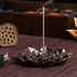 Incense Burner - Incense Stick Holder 5 Incense Holes with Detachable Ash Catcher...