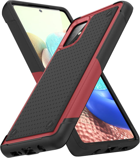Designed for Samsung Galaxy A71 5G Case 2 in 1 Gift Militay Grade Drop Protective Rugged Heavy Duty Cover Shockproof Case for Galaxy A71 5G Phone ...