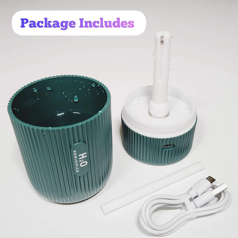 Portable Mini Humidifier for Car 220ML Small Cool Mist Humidifiers USB Personal Desktop Humidifier for Baby Bedroom Car Travel Home Office Auto Sh...