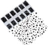 4200 Pieces Flat Back Rhinestones for Craft, Round Crystal Gems Stickers for Clothes, 1.5 mm - 4.8 mm, 6 Sizes (Black)...