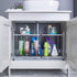 Flagship 2 Tier Under Sink Organizers and Storage Rack Expandable Cabinet Shelf Rack for Kitchen Bathroom Silver (16-25 inches)...
