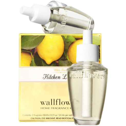 Bath and Body Works New Look! Kitchen Lemon Wallflowers 2-Pack Refills...