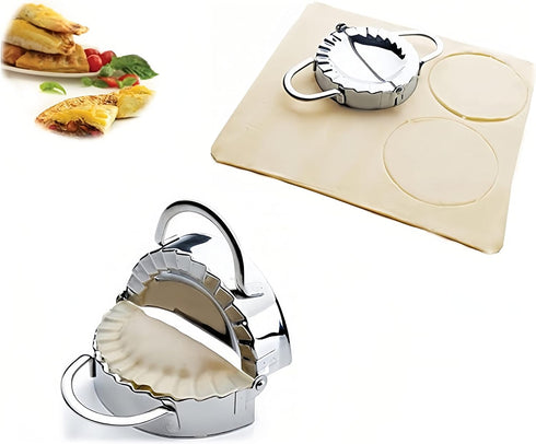 New Stainless Steel Ravioli Mould Dumpling Maker Mold Wrapper Pierogie Pie Crimper Pastry Dough Press Cutter Kitchen Gadgets (S 3inch)...
