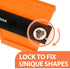 Sutekus Contour Gauge Profile Tool 10" Connectable Contour Gauge Irregular Shape Duplicator Profile Duplicator with Lock Outline Marking Tool for ...