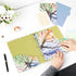 Mini 3 Ring Binder 1 Inch for 5.5" x 8.5" Paper with 5-Tab Dividers EYROZILL Cute Mini Binder for School/Office Supplies and Home, Season Tree...