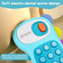 Baby Cell Phone Toys Toddler Play Phone Pretend Phone with Lights Music Kids Mini Phone Soft Teether Birthday Gifts for Infant Toddler 12+ Months ...