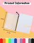 Umriox Small Zipper Pouch, 9.5x7.1 in (Black, 12 Packs), Zipper Bags with Zipper for Office Supplies Travel Accessories...